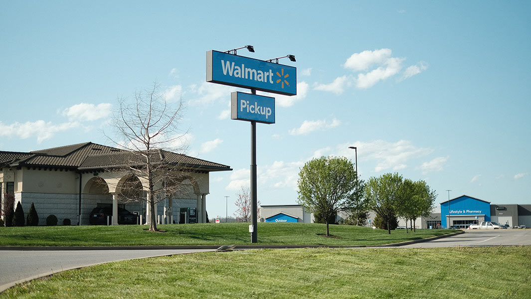 Walmart Commercial Real Estate in Marion, Illinois on The Hill